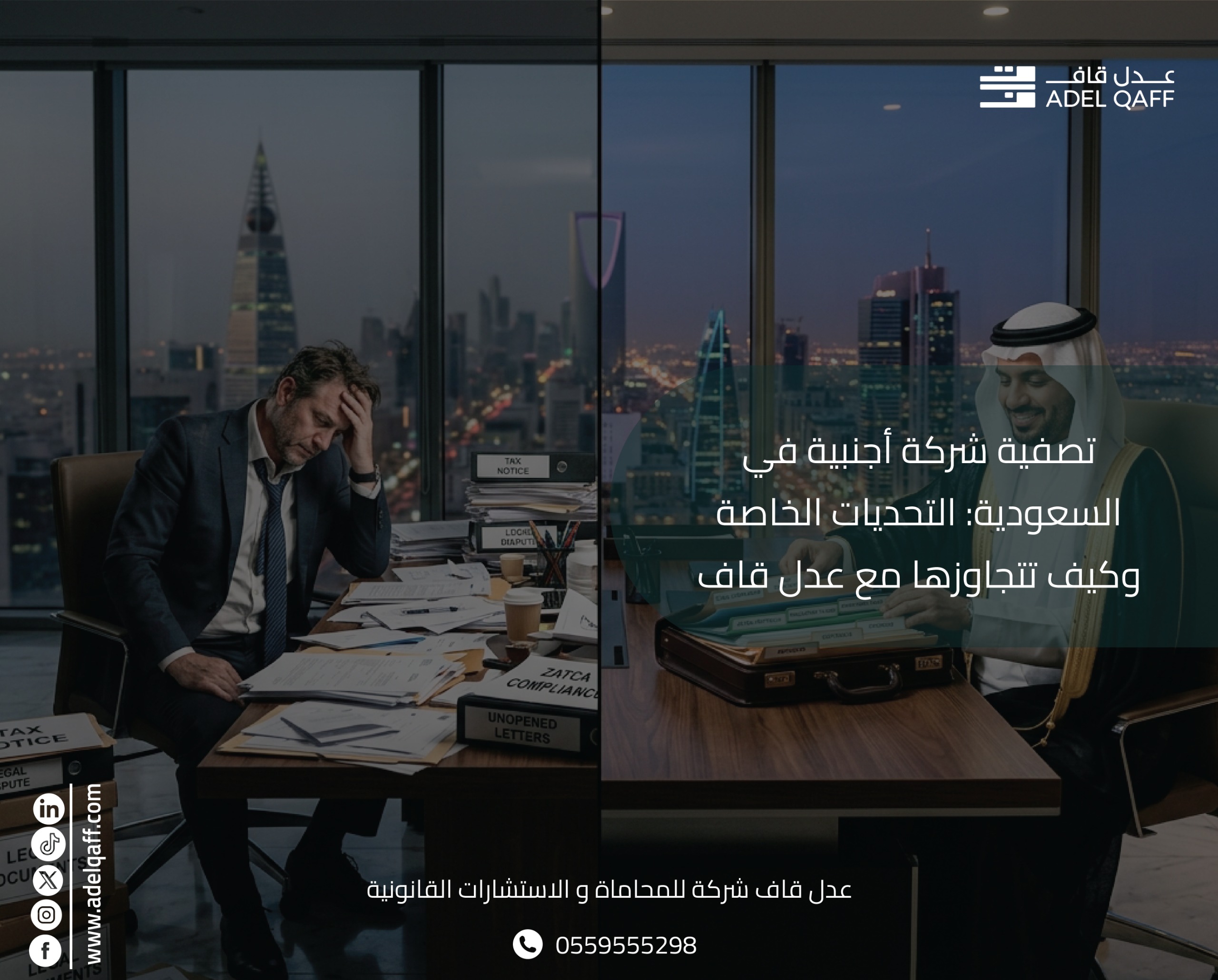 تصفية شركة أجنبية في السعودية: التحديات الخاصة وكيف تتجاوزها مع عدل قاف